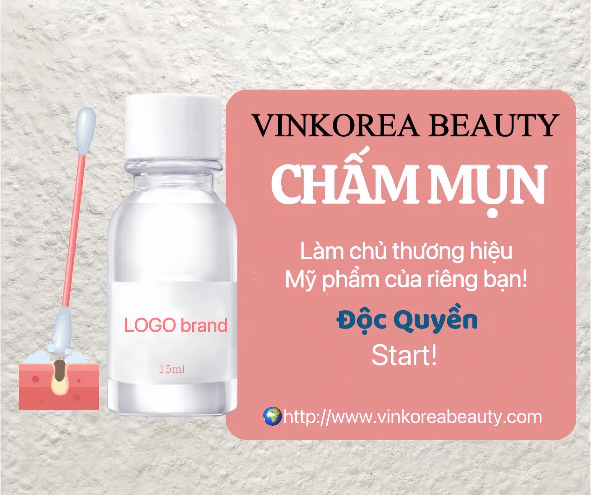 chấm trị mụn-gia công sản xuất mỹ phẩm tại hàn quốc