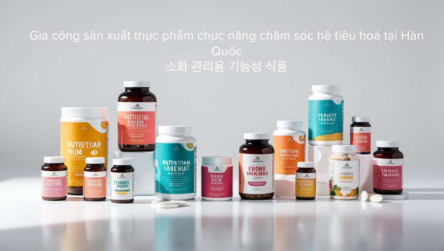 Gia công sản xuất thực phẩm chức năng chăm sóc hệ tiêu hóa tại hàn quốc